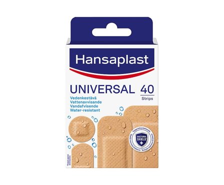 Hansaplast Universal Plaster, flere str. 40 stk, Medicin & Pleje, Plastre, Sårplastre