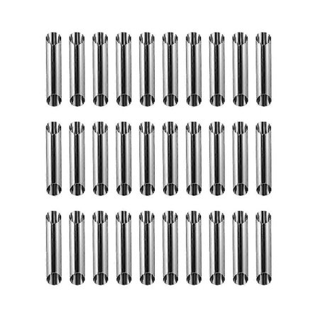 30 stk. Cannoli Rørforme Sæt Rustfrit Stål Non-stick Creme Horn Dansk Bagværk Forme til Skal Cr