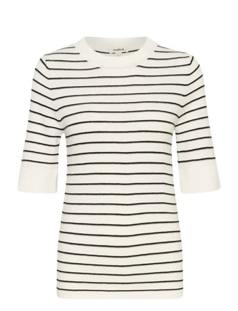 Soaked in Luxury | Slspina Striped Pullover Ss | XL