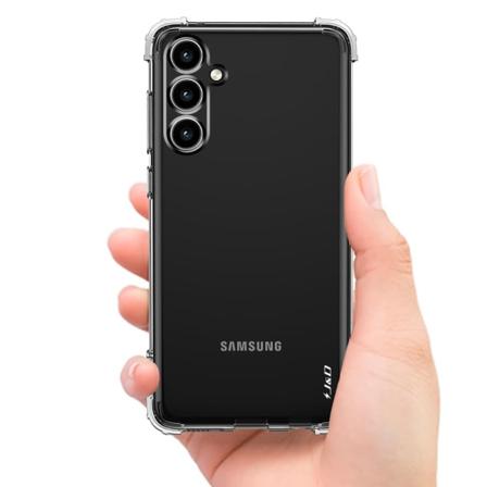 Samsung Galaxy A15 4G/5G - Stötdämpande Silikonskal Genomskinlig