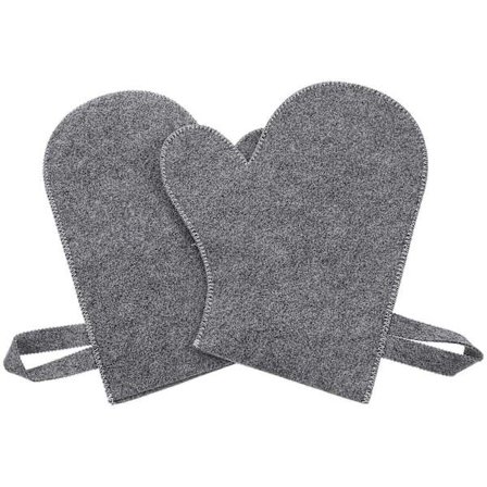 2 st Exfolierande Skrubbhandske Värmebeständig Kroppsskrubb Exfolierande Handske för Bastu Dusch