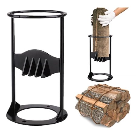 Log Splitter Heavy Duty Trækløver Brændekløver Støbejern Manuel Protokoll Splitter Træ 19.2cm