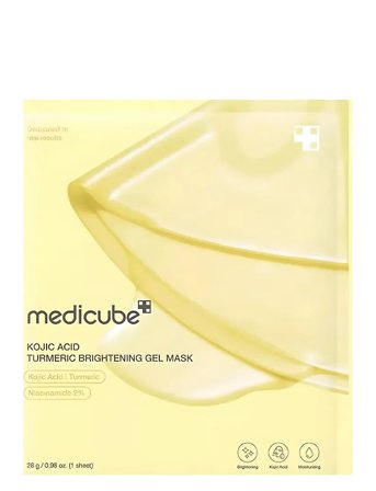 Medicube Kojic Acid Turmeric Brightening Gel Mask - Nude - 1 PCS