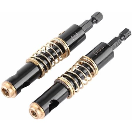 Hinge Borrset Svart Hinge Borr Bits Borrning Träbearbetning Hex Shank (5mm+6.35mm)