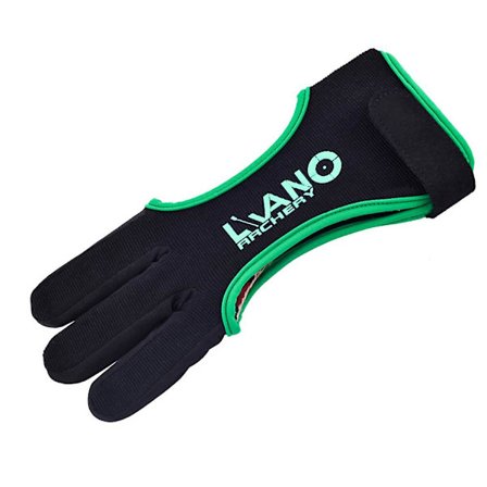 Bueskydningshandske i høj kvalitet med beskyttende belægning og fast struktur