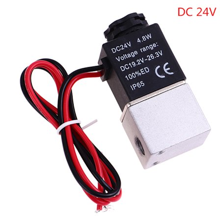 12V 24V 110V 220V 380V magnetventil 1/8" 2-veis direktevirkende