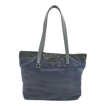 Prada Vintage, Pre-owned Shopper Blauw, Dames, Maat:ONE Size