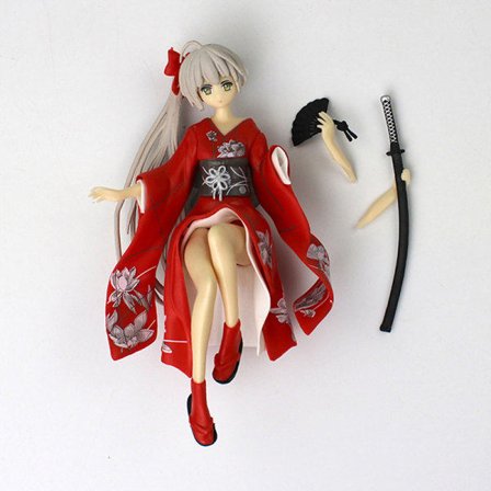 Anime-nukke Mallilelut Kimono Sora -hahmo Autokokoelmamalli T