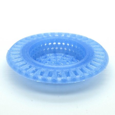 Sinkstopp propp PETG plast blå