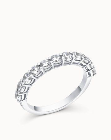 Eternity Ring Lilian 18K White Gold - Diamond Ring with Natural Diamonds