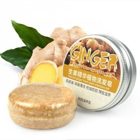 Ingefära schampo tvål ingefära hår återväxt schampo bar naturligt ekologiskt ingefära schampo