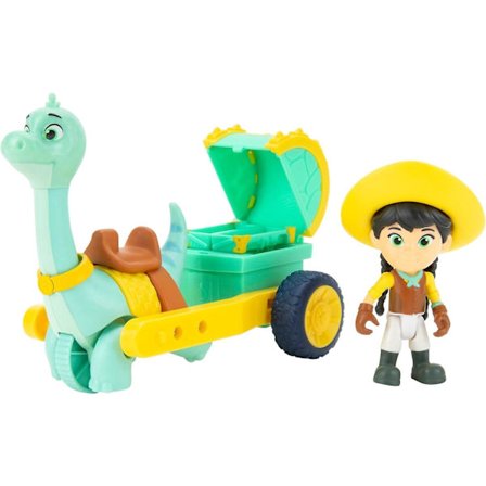 Dino Ranch Min & Clover's Care Cart LekeSett