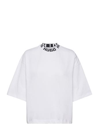 Dinaya Tops T-shirts & Tops Short-sleeved White HUGO