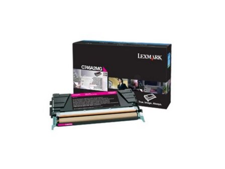 Lexmark Toner C746A3MG Magenta - Lyreco - Toner och bläck - Tonerkassetter - Toner Lexmark
