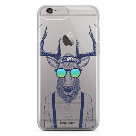 Bjornberry Skal Hybrid iPhone 6/6s Plus - Hipster Älg