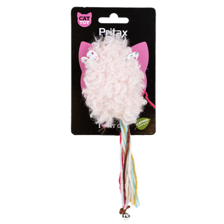 Pritax - Katteleke Mus Ulla, 18x5x4cm, flerfarget - Katt - Katteleker & viftepinner - Kattemynte & catnipleker - ZOO.no