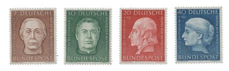 Tyskland 1954 - MICHEL 200-203 - Postfrisk