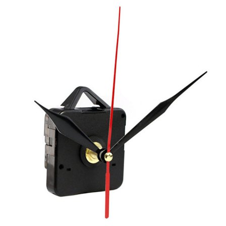 DIY Heklet Kvarts Klokke Urverk og Viser - Klokkeverktøy Tilbehør Stille Sett - Klokke Urverk Erstatning med Timeviser