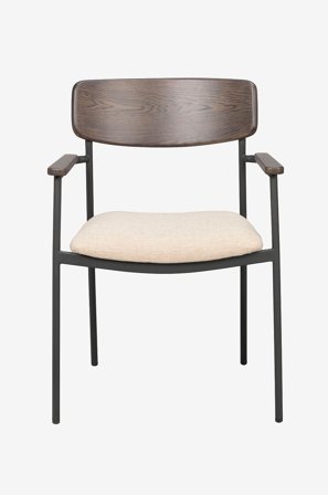 Rowico Home - Maymont stol med armlæn, 2-pak - Brun - Stole med armlæn - Fra Homeroom