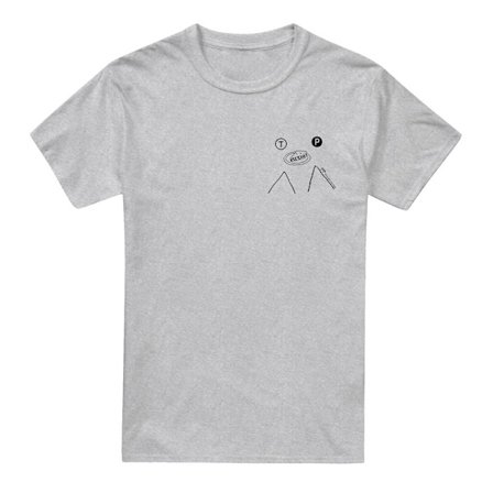 Twin Peaks Herr Peak Pie T-Shirt L Sport Heather