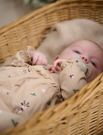 Fixoni Body Dress Ls - Beige - 68