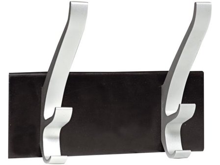 UNILUX Väggkrok med två krokar - Lyreco - Kontorsmöbler och inredning - Skåp och hyllor - Nyckelskåp och tillbehör