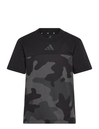 adidas Sportswear J Camo T - Black - 140