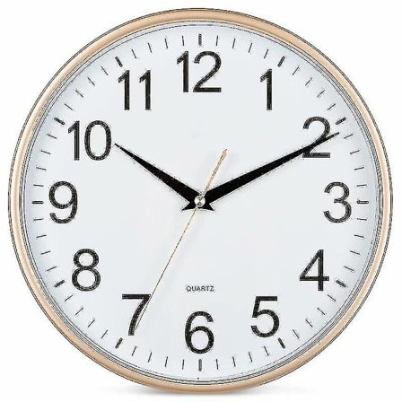 Stille og lydløs vægur til soveværelset i metal - perfekt gave til børneværelset