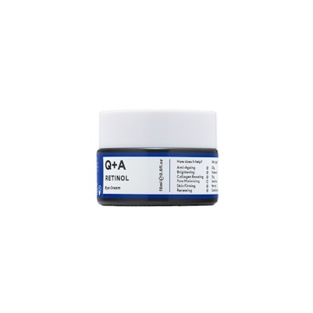 Q+A Retinol Eye Cream, Ögonkräm med retinol, 15 ml