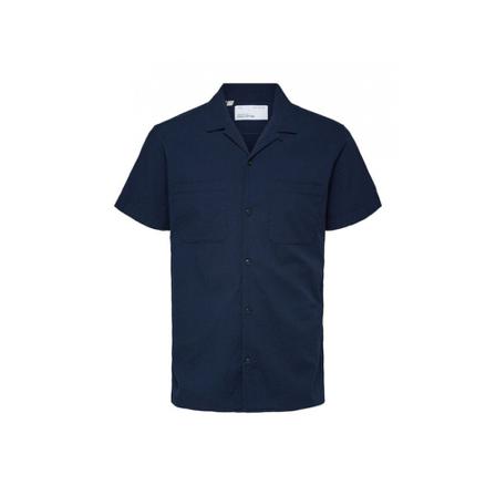 Selected Homme - Pikétröjor - Blå - Herr - Storlek: S, Herr, Storlek: S
