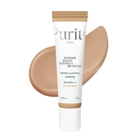 Purito Wonder Releaf Centella BB Cream #27 Sand Beige, Makeup, Ansigt, Bb/cc Cream