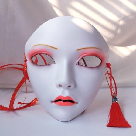 Kinesisk stil Mask Anime Cosplay Mask Hanfu kostymtillbehör style 2 style 3
