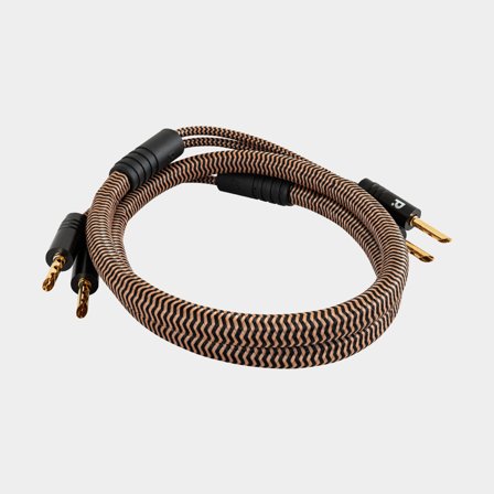 Kabel głośnikowy Proson, miedź beztlenowa (OFC / Oxygen Free Copper), 1 x 1 metr, wtyk bananowy (męski) na wtyk bananowy (męski) - Jachtowa