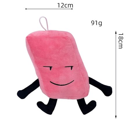 Dream Island Battle Plyschdocka Leksaker Barnpresent Rosa suddgummi