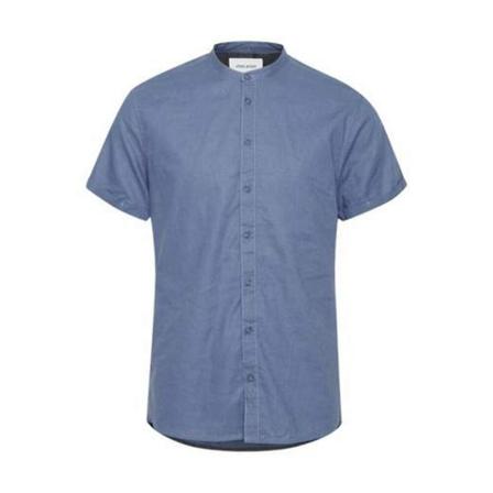 Blend, Half -sleeve shirt Blauw, Heren, Maat:M