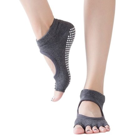 Yogastrumpor Dansstrumpor MÖRKGRÅ STIL 1 STIL 1 Dark grey Style 1-Style 1