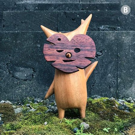 Korok-statue av tre Håndverksdekorasjon Spillelskere Zelda