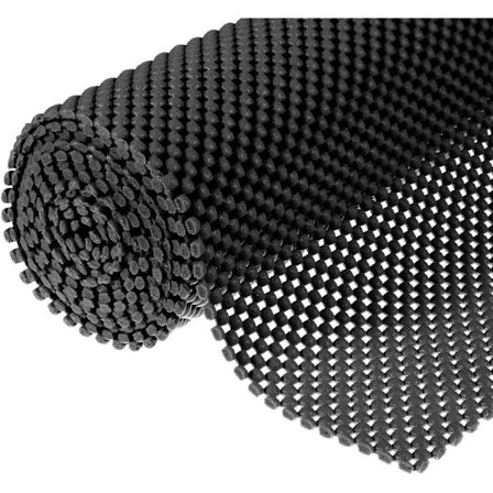 ipurpose Anti-Skrid Mat, Gittermønster PVC Ikke-klæbende Grip Liner Hyldeforing Anti-Skrid Mat Skuffeforing Badeværelse Køkken Vandafvisende Gulvmatte