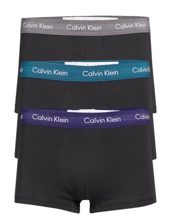 3P Low Rise Trunk Bokserit Musta Calvin Klein