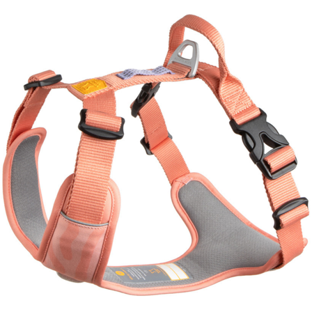 Woolly Wolf Roam Harness M Salmon Pink Ripple