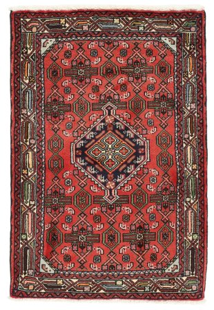 Hand Knotted Persian Asadabad Rug 80X125