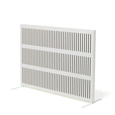 Wooden screen wall, white