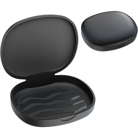 Kiinnityslaitteen kotelo: Ohut hammasraudankotelo, ortodontian kotelo, suukappaleen kotelo, proteesikotelo, hampaiden oikaisijakotelo, yösuojauksen 