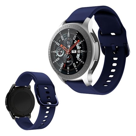 Samsung Galaxy Watch (46mm) klockarmband i silikon - Marinblå