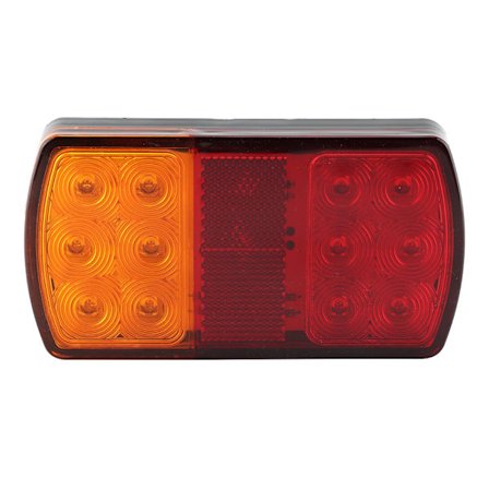 12V 2W LED Baklykta Trailer Lastbil Elbil Baklykta Blinkers Stopp Bromsljus