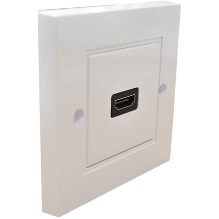 HDMI Adapter [1x HDMI hona - 1x HDMI hona] Vit guldpläterad