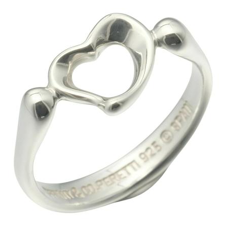 Tiffany & Co. Pre-owned Rings , Grijs , Dames , Maat: ONE Size
