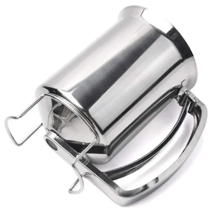 Rustfrit dejdispenser i rustfrit stål - professionel dejtragt til køkkenet til bagning af kager, cupcakes, pandekager, muffins og vafler