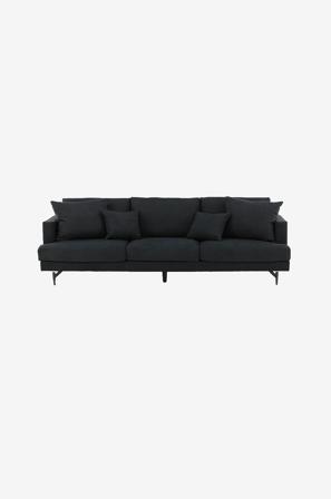 Venture Home - Soffa Sofia, 3-sits - Svart - 3-sits soffor - Från Homeroom
