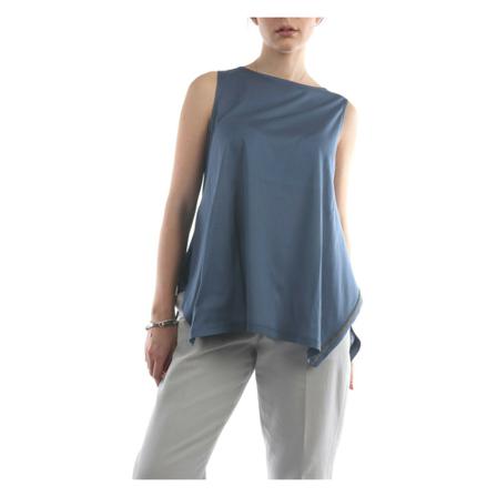Fabiana Filippi 406Te18-V010 Bluse Blå, Dame